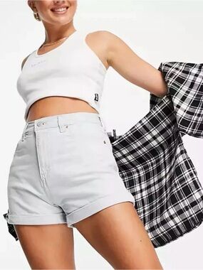 Levi’s Cuffed A-Line Mom Jean Shorts